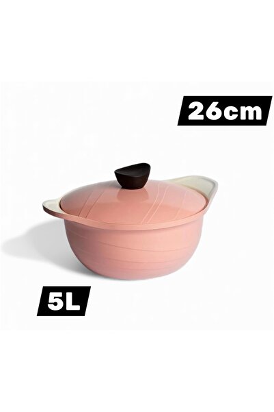 PN Korean non-stick ceramic cooking pot - made of high-quality cast aluminum, 26 cm size, 5-liter capacity