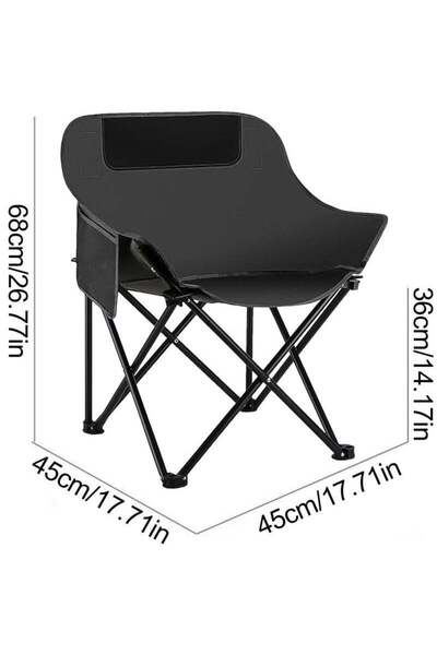 fulina Folding Moon Chair, Portable Lightweight Camping Chair With Carrying Bag, Supports up to 150KG