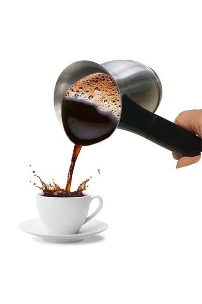 fulina Electric Coffee Maker,Stainless Steel Collapsible Handle,1 to 5 Cups Capacity, (600ml)