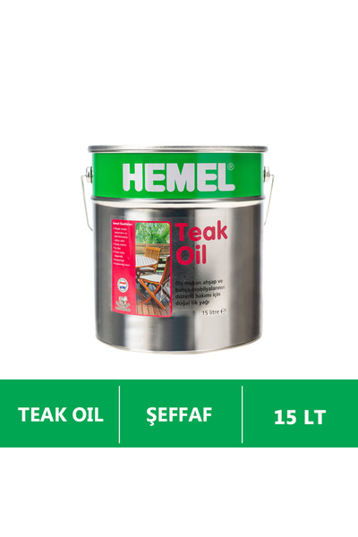 Hemel Teak Oil - 1. Sınıf Tik Yağı 15 Lt