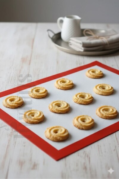 DİVAYS 30x40 Fırınlanabilir Yıkanabilir Kendinden Yağlı Silikon Pişirme Ve Ha...