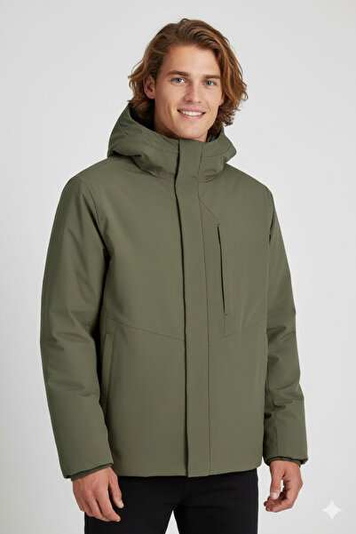 Jack & Jones Green Men's Coat 12278781_Jjekeen Jacket Aw Sn