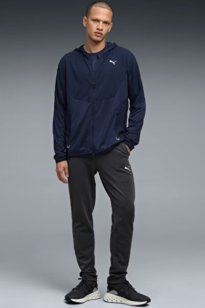Puma Чоловіча темно-синя тренувальна куртка Flex Fabric Mix