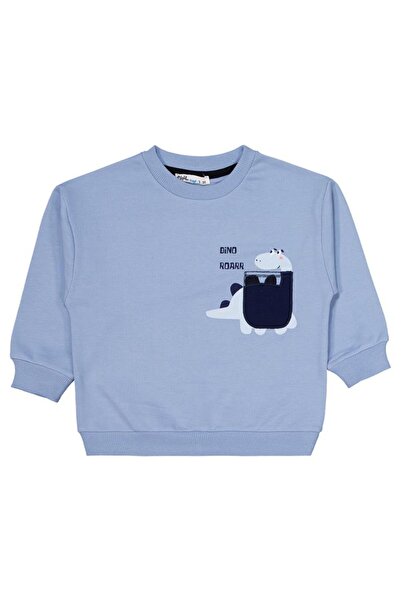 Civil Boys Dinosaur Printed 2-5 Years Old Tracksuit Set - Blue 2-3 Years Old