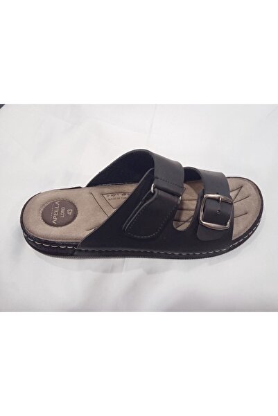 Apella Men's Soft Sole Adjustable Double Banded Slippers