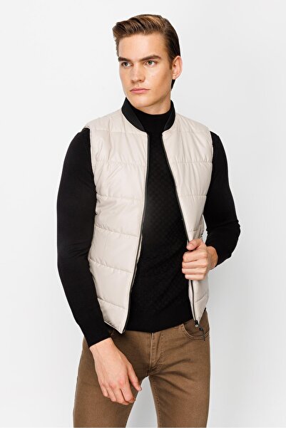 İgs Чоловічий бежевий жилет Pmp