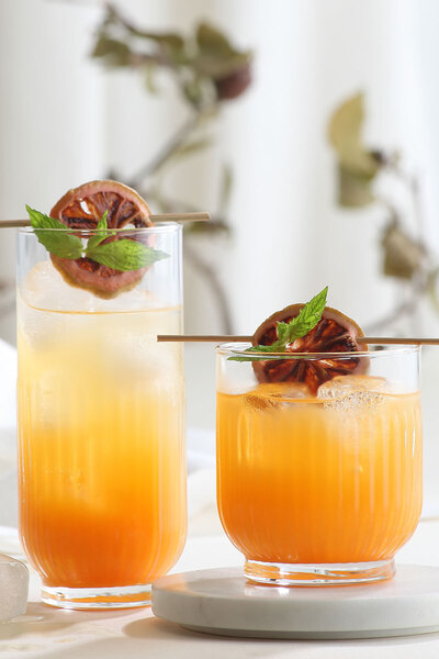 LAV Tokyo Glass Cup Set of 12 (6 Whiskey Glasses, 6 Soft Drink Glasses)