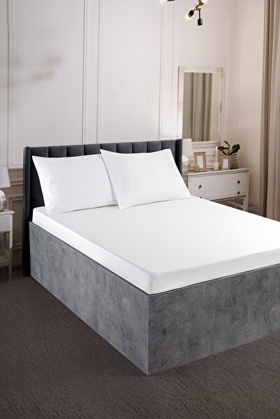 VAROL Fors серія Сатене двоспальне простирадло - 120 ниток, 100% бавовна