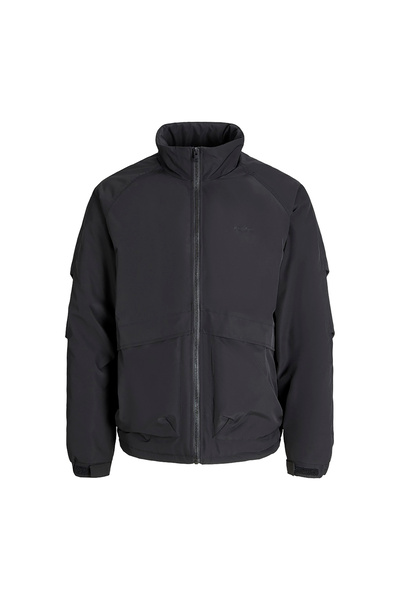 Jack & Jones Ανδρικό μαύρο παλτό Diego Transitional (12278759-B)