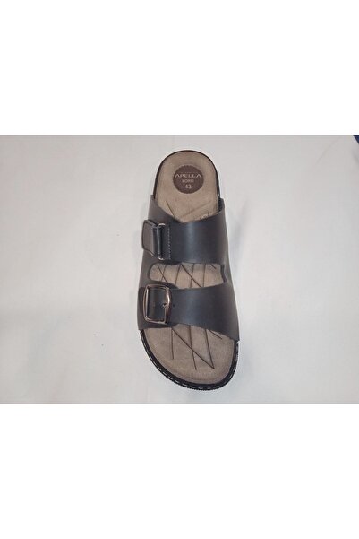 Apella Men's Soft Sole Adjustable Double Banded Slippers