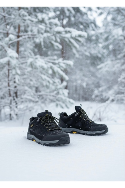 E SPORT ERKEK SİYAH SARI TRACKİNG KISA BOT