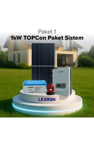 MONOKRİSTALLİ MİNİ BUZDOLABI PAKETİ (PAKET 1)
