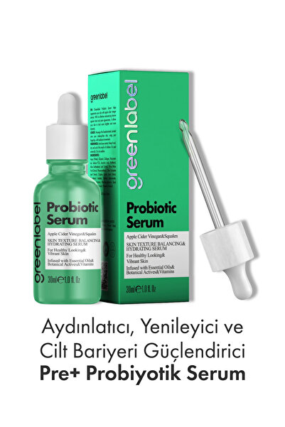 Greenlabel Pre Probiyotik Serum Aydınlatıcı Yenileyici Ve Cilt Bariyeri Güçle...
