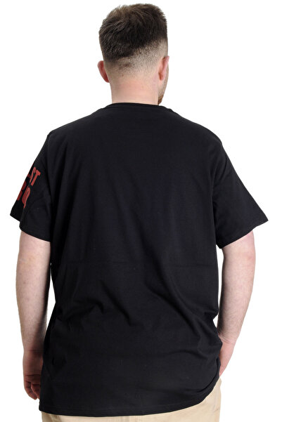 ModeXL Ανδρικό μπλουζάκι Mode Xl Μεγάλο Μέγεθος El Chapo 23154 Μαύρο