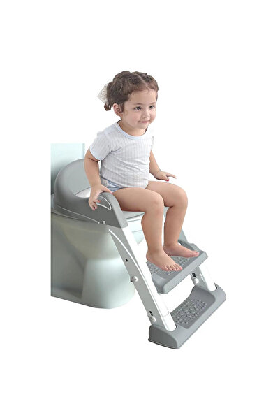Smart Vibe Multifunctional Toilet Reducer for Children KiddoMAX® Baby Gray