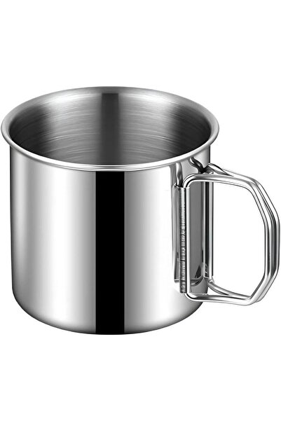 salesalbutik 250 ml folding handle coffee camping cup mt163