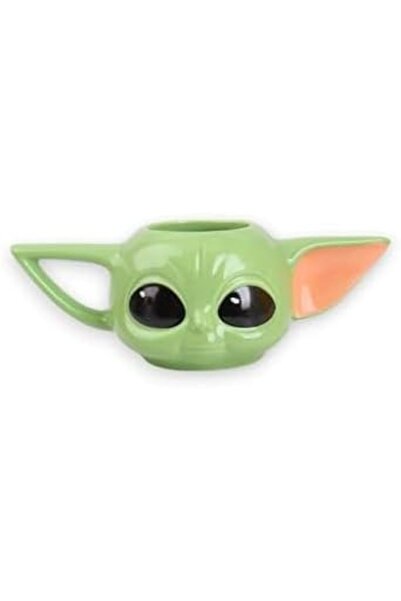 Sevimli 3D Baby Yoda Seramik Özel Kupa Yoda Kupa 300 ML
