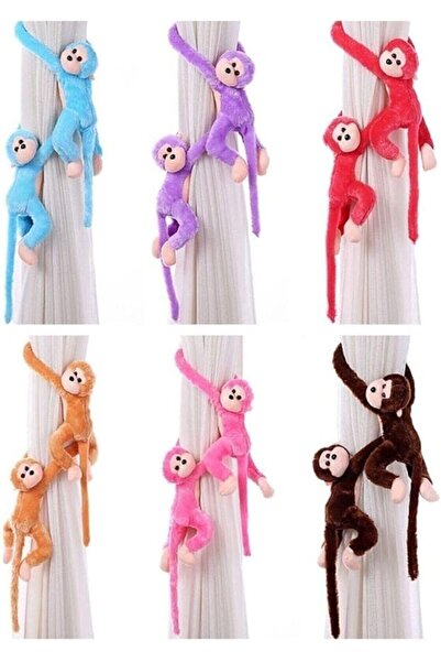 SoyluhanStore لعبة قرد قطيفة، يمكن أن تلتصق أيديه، 70 سم، لون أصفر