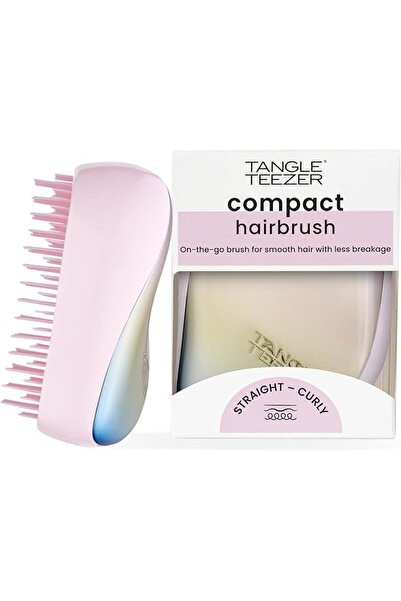 Lidyahan Store فرشاة شعر تيزر كومباكت ستايلر مات أومبري كروم