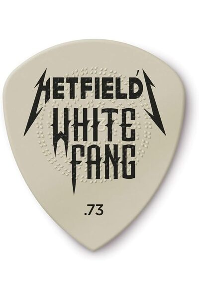 Genel Markalar DUNLOP Hetfield's White Fang Özel Akış .73 mm Gitar Pençeleri,...