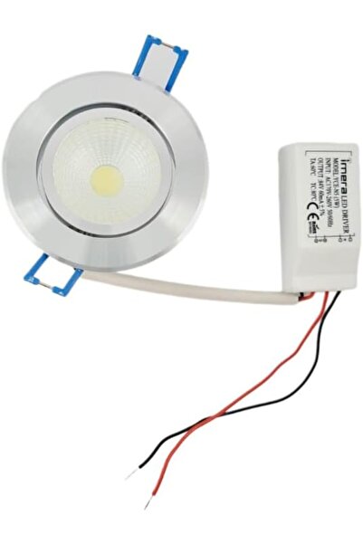 Genel Markalar WATT LED SPOT TRAFOLU KROM KASA GÜN IŞIĞI (YCE-N5) (2 ADET)