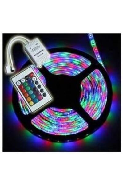 Genel Markalar Metre Rgb Şerit Led Seti-İç ve Dış Mekan Silikonlu-Tak Çalıştır
