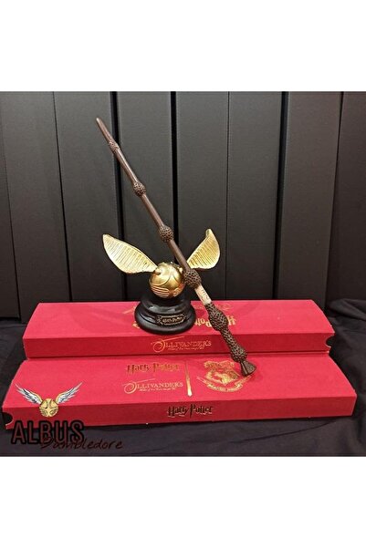 Genel Markalar Concept Harry Potter Dumbledore Mürver Asa ve Golden Snitch Ak...