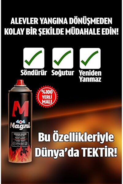 Genel Markalar Magni Yangın Söndürücü Sprey 500 ml