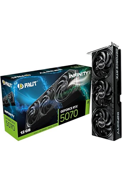 Genel Markalar GeForce RTX5070 Infinity 3 12GB 192Bit GDDR7 Ekran Kartı NE750...