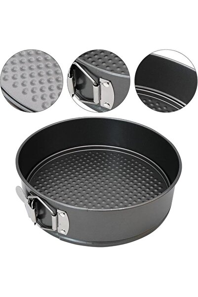 Genel Markalar Çelik Teflon® Kek Kalıbı Kilitli Kelepçeli Yanma Yapışma Yapma...