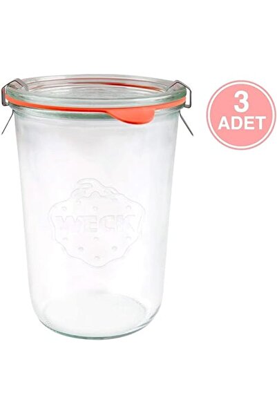Genel Markalar 850 ml Mold Uzun Kavanoz Set (3 Adet) 743
