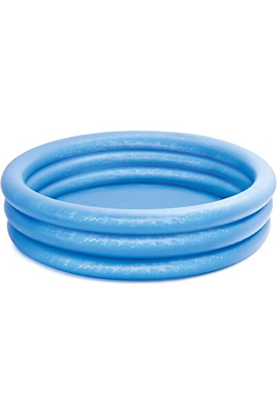 yenibagshop Piscină pentru copii cu 3 inele Crystal 59416 Np, Albastru, Ø 114...
