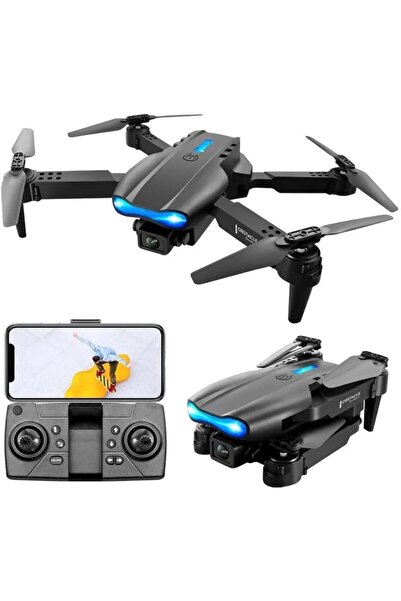 CET PRIME Pro 4K HD Çift Kamera Drone, Katlanabilir, WiFi Bağlantılı, Akıllı ...