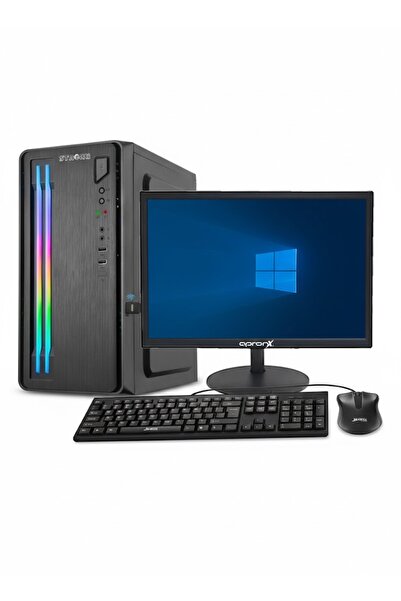 arestech Intel I3 7100 16 GB Ram 256 GB SSD Windows 11 Bilgisayar Klavye + Mo...