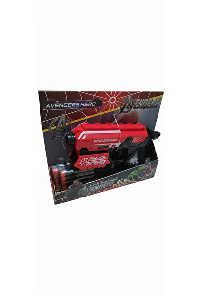 BESTTOYS Örümcek adam 10adet sünger mermili oyuncak tabanca