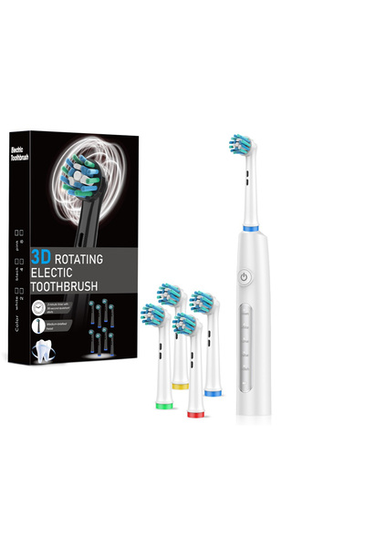 OEM Electric Toothbrush, 5 Modes, 8000 Pulses/min, IPX7 Waterproof, 4 Heads, DuPont Bristles