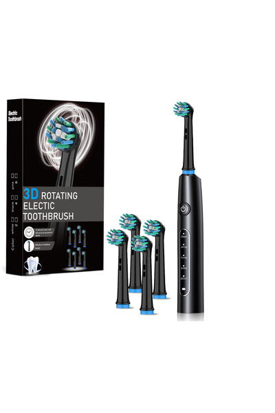 OEM Electric Toothbrush, 5 Modes, 8000 Pulses/min, IPX7 Waterproof, 4 Heads, DuPont Bristles