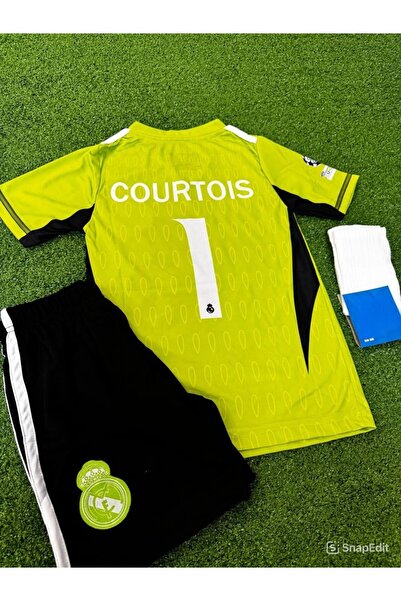 Alaturka Mix Real Madrid 2026 Courtois Yeni Sezon Kaleci Çocuk Forması 4'lü Set