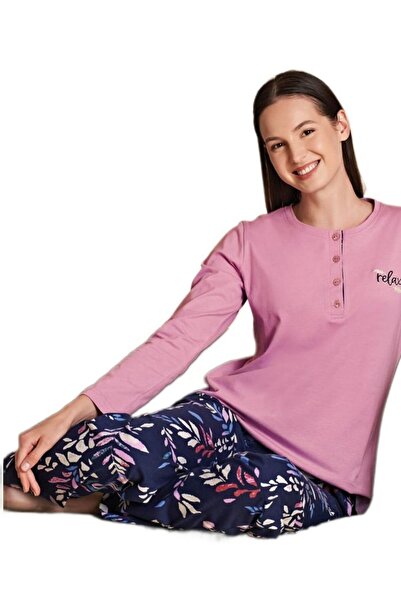 bipamuk Lina Cotton Fabric Women's Pajama Set M–Xxl Breathable Soft and Stylish Home Wear