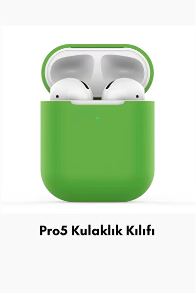 Sorizo Pro5 Kulaklık Kılıfı Silikon Yapısı En Çok Aranan Model Yeşil
