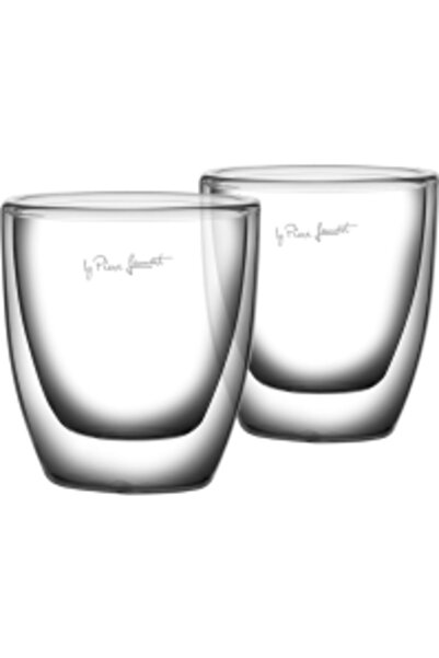 LAMART Set de 2 pahare, sticlă rezistentă la căldură, 80 ml