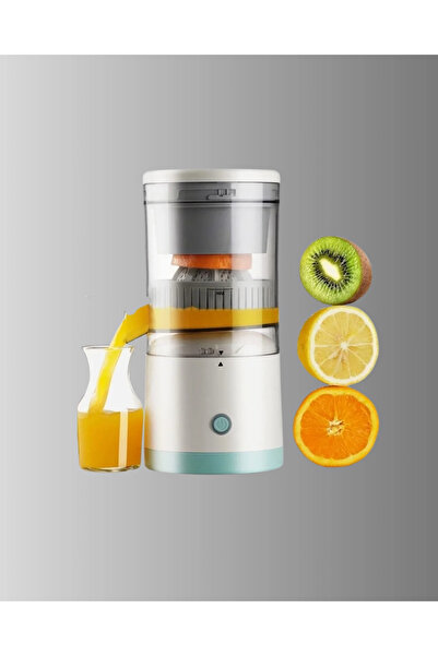 Genel Markalar Taşınabilir Şarjlı Katı Meyve Sıkacağı – 45W Güç, 18000 RPM Hız, 400 mL Kapasite