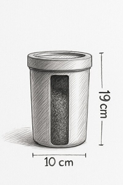 Funny Life 3 Pieces Hobby Lumira Food Storage Container Kitchen Cabinet Pantry Organizer 1.2 Lt