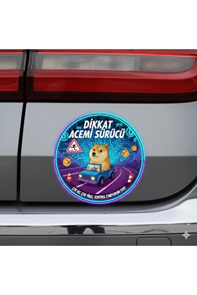 izmirdenet Acemi Sürücü Etiketi - Yeni Sürücü Etiketi - Dikkat Acemi Sürücü M30