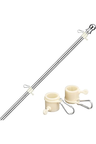 Generic مجموعة أعمدة العلم الأمريكية من DIIG شديدة التحمل بطول 6 أقدام، مصنوع...