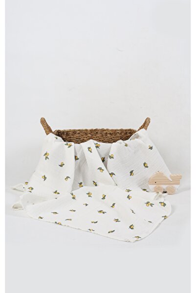 GLORY BABY Çift Katlı %100 Pamuk Organik Müslin Örtü - Battaniye 100X100 CM