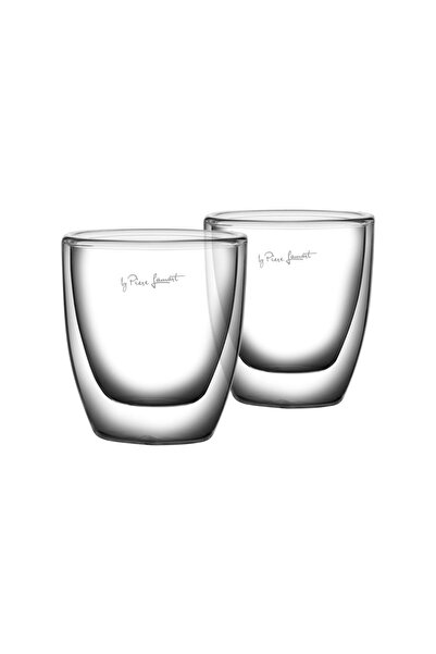 LAMART Set de 2 pahare, sticlă rezistentă la căldură, 80 ml