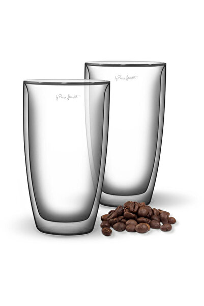 LAMART Set of 2 Heat-Resistant Glass Cups, 230 ml