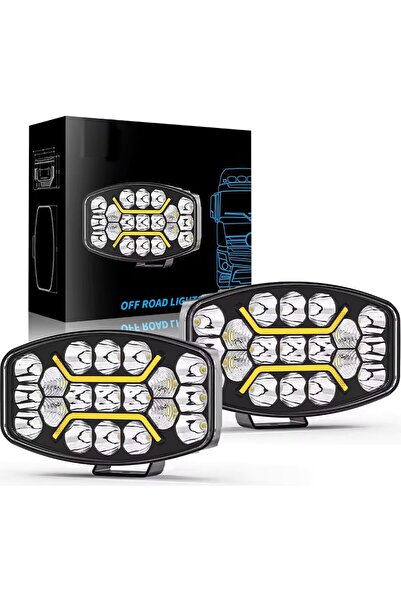 ASTRA LED 10'' Beyaz-Turuncu LED Çalışma Lambası Spot Projektör + Tır Kamyon ...