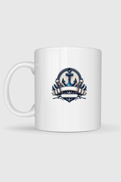 Bahriyeli Collection Sailor Anchor - Anchor Design Mug Cup